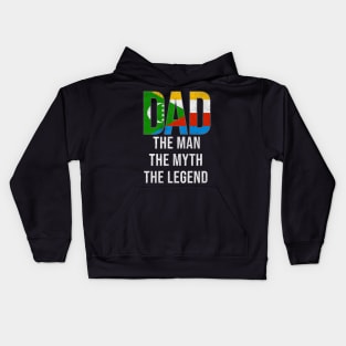 Comoran Dad The Man The Myth The Legend - Gift for Comoran Dad With Roots From Comoran Kids Hoodie